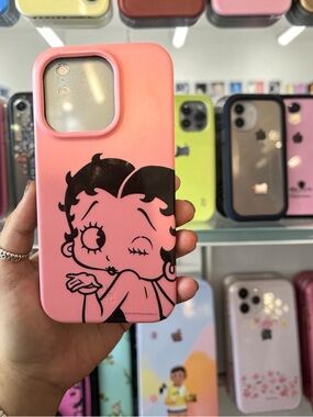 Velvet Caviar Pink Betty Boop Phone Case